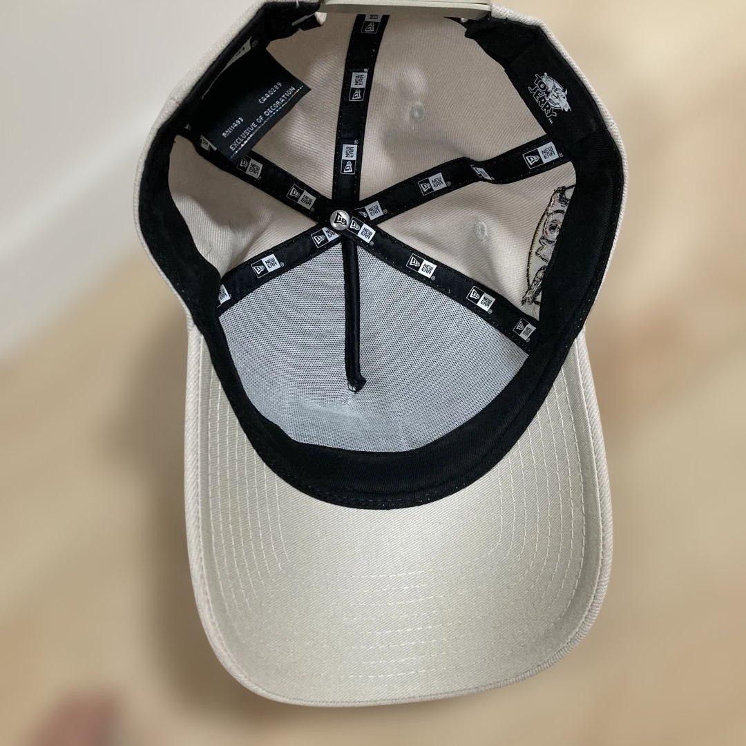 【激レアコラボ】NEW ERA　トムとジェリー　ベージュ色　未使用品　キャップ