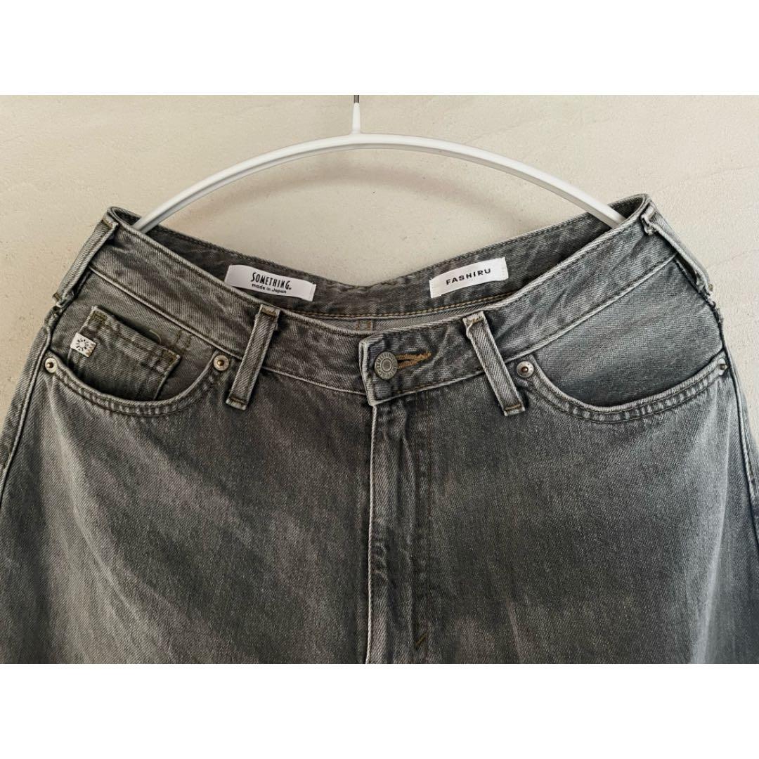 (FASHIRU×SOMETHING) baggy fit Jeans