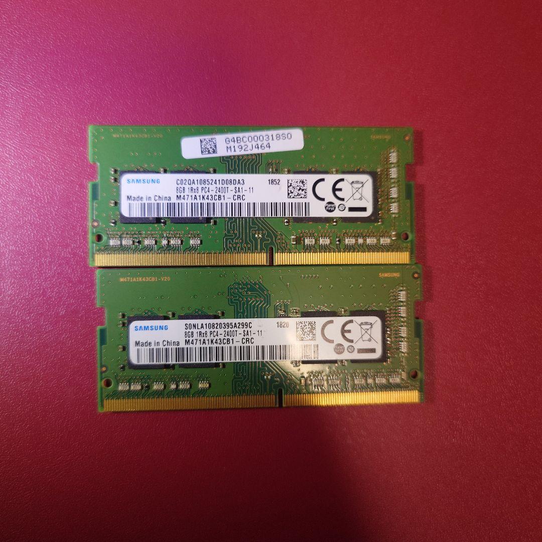 七*海様 ノートPC用メモリ 8GB 2400 6枚セット