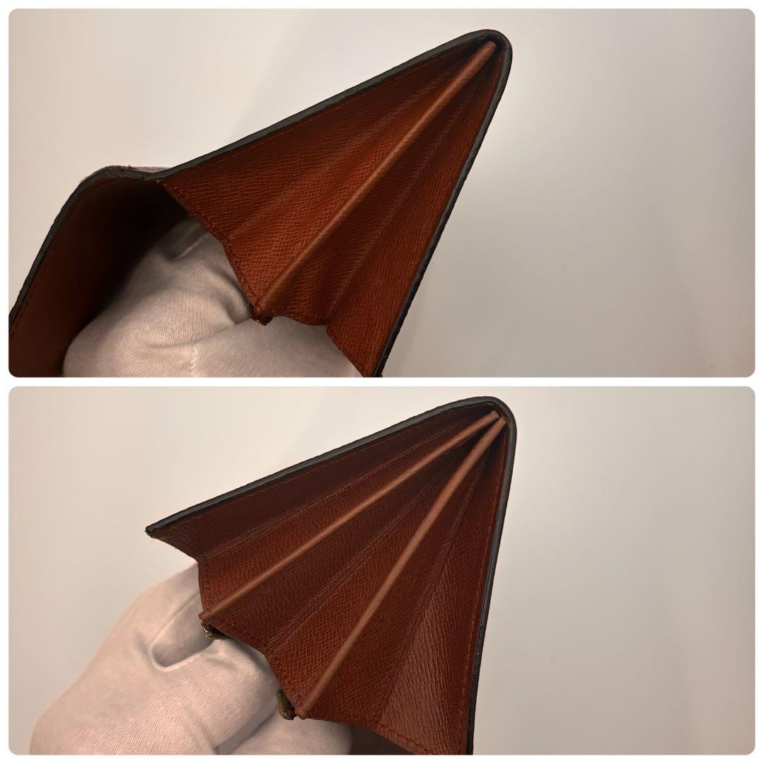 【鑑定済み】ルイヴィトン✨モノグラム 二つ折り財布 ポシェットポルトモネクレディ