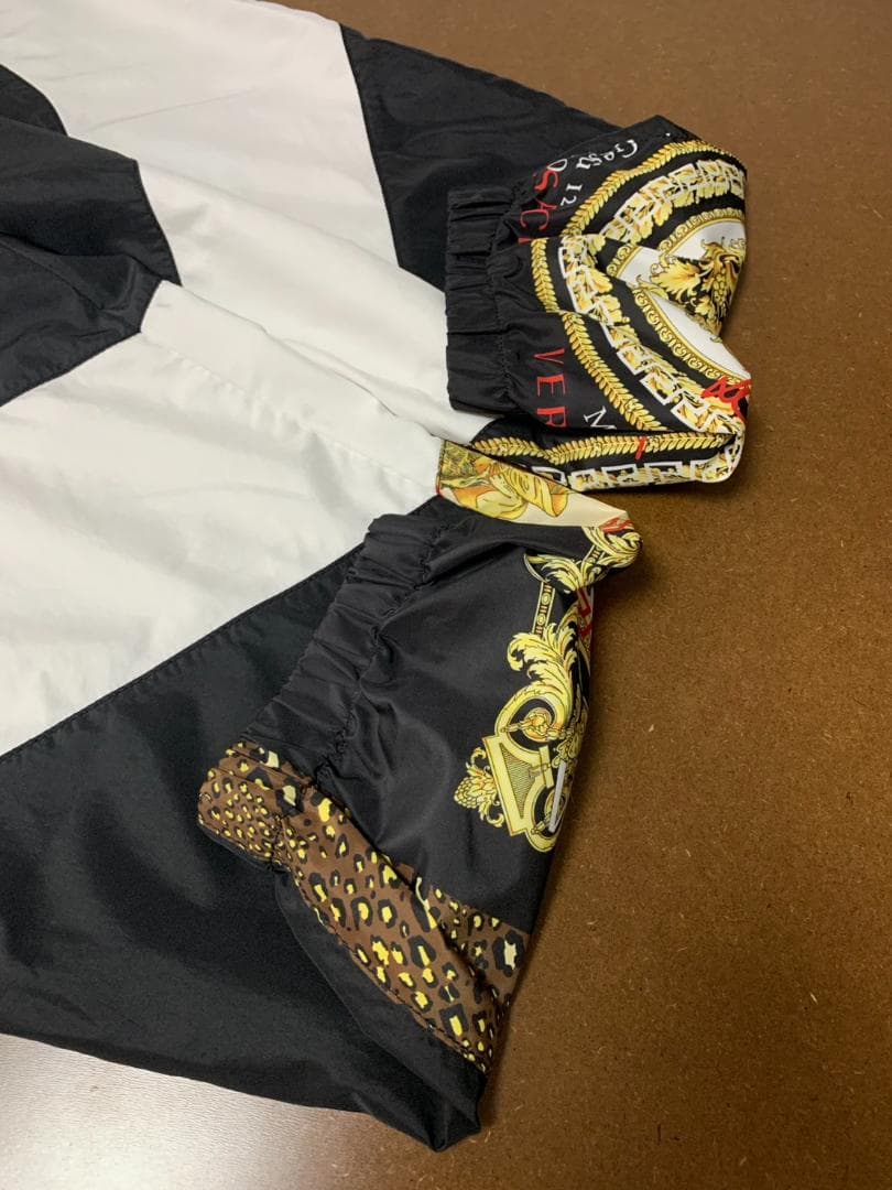 美品☆VERSACE バロック×グレカ メデューサロゴ トラックパンツ 56