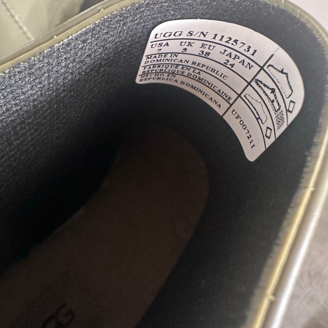 UGG レインシューズ 24センチオリーブ　カーキ　長靴 レインブーツ