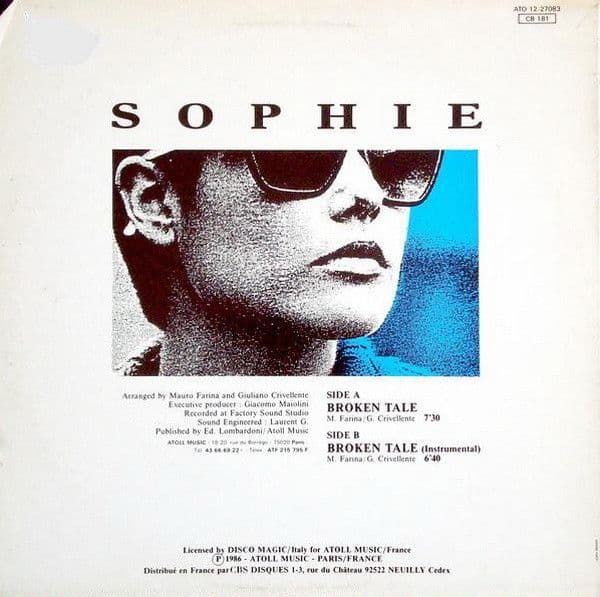 洋楽 SOPHIE/ BROKEN TALE 12