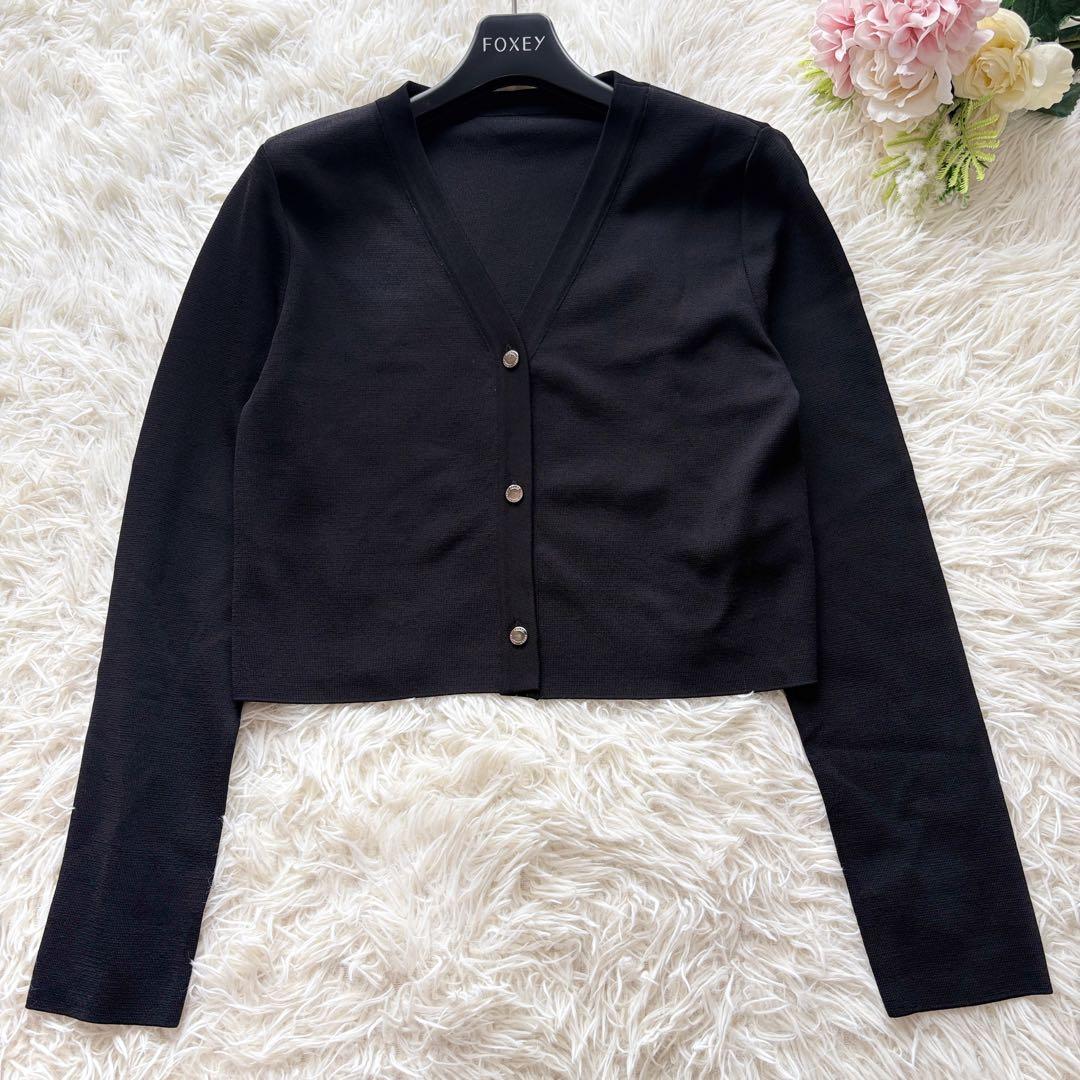 【美品】23年　フォクシー　Knit Top La Fete ラ・フェット
