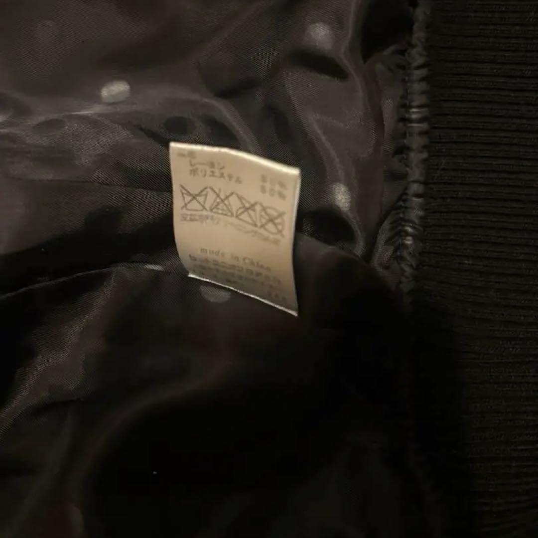 FRED PERRY ブラック　ラムレザーブルゾン　L