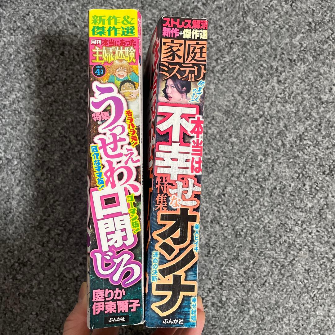 家庭ミステリー　2018年、本当にあった主婦の体験　2023年4月　レディコミ