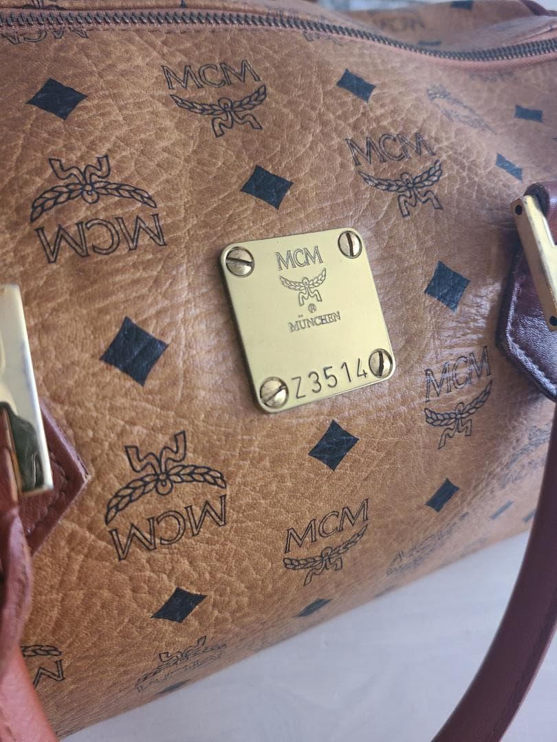 MCM　エムシーエム　ヴィセトス　ボストンバッグ