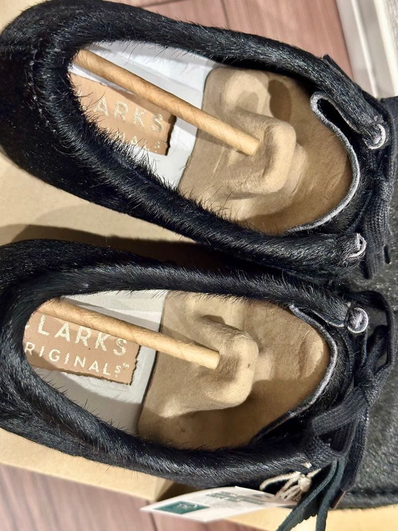 【新品】値下済★ Clarks ワラビー ヘアオンレザー 26.5cm