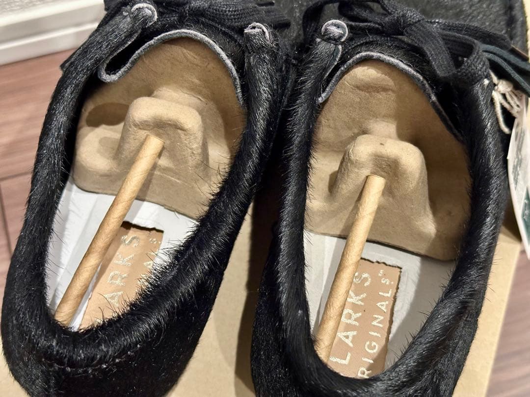 【新品】値下済★ Clarks ワラビー ヘアオンレザー 26.5cm