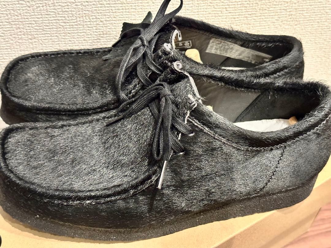 【新品】値下済★ Clarks ワラビー ヘアオンレザー 26.5cm