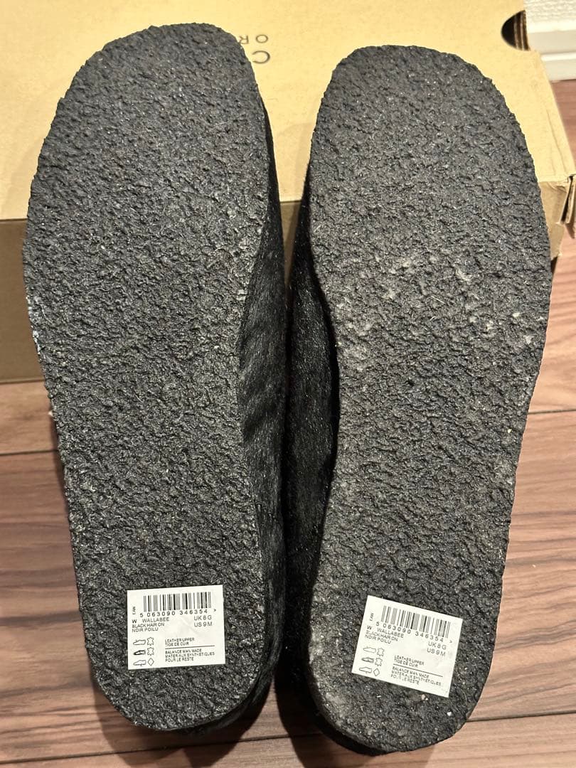 【新品】値下済★ Clarks ワラビー ヘアオンレザー 26.5cm