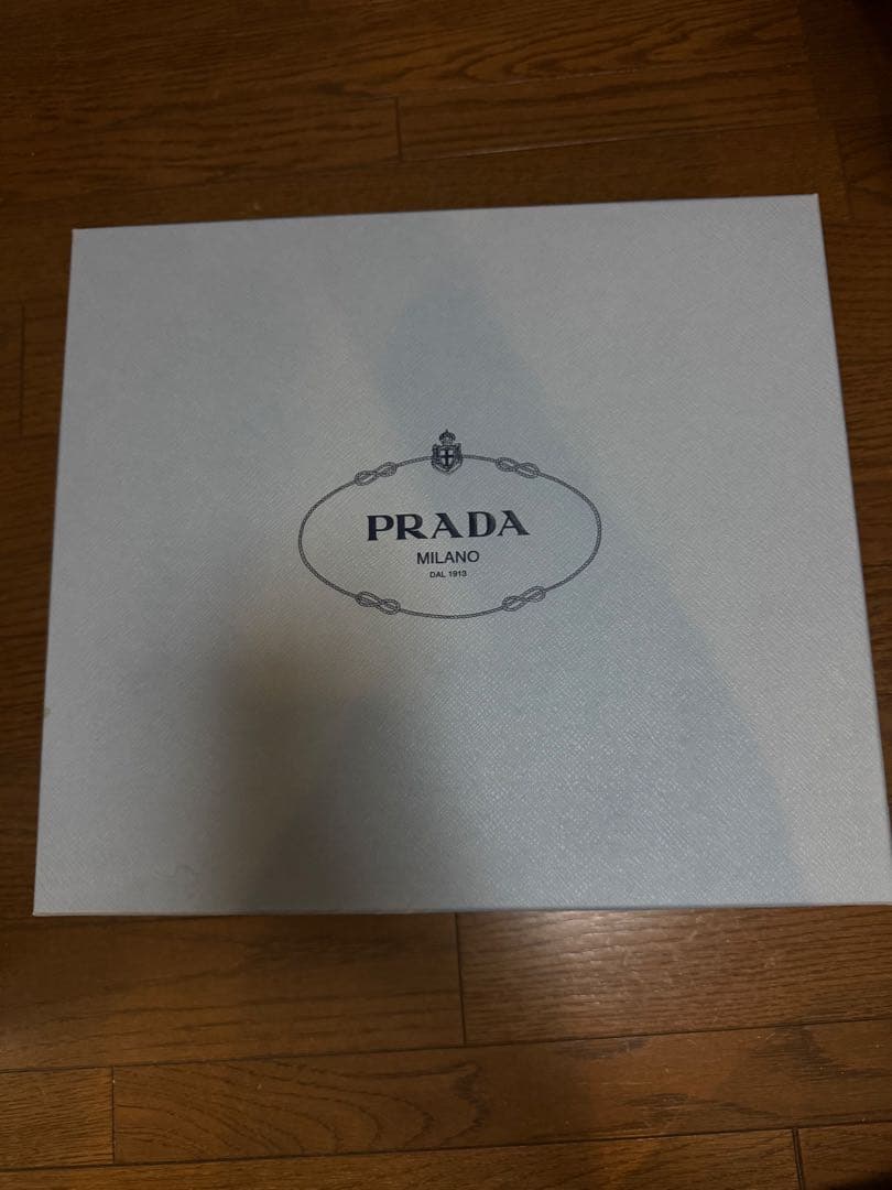 PRADA モノリス ポーチ付 レザーx Re-Nylon コンバットブーツ