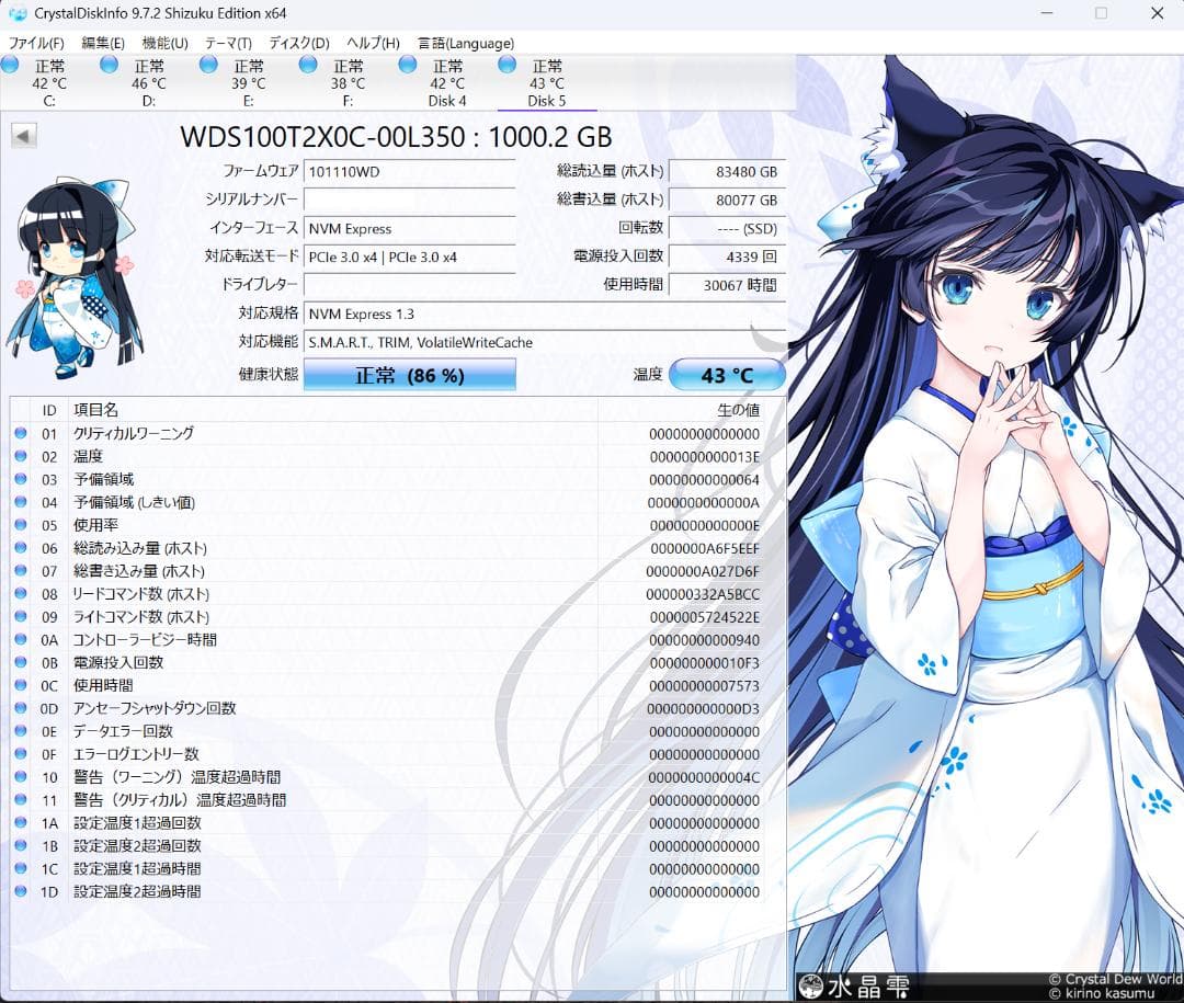 y*u様 WD_Black NVMe SSD 1.5TBセット（1TB+500G