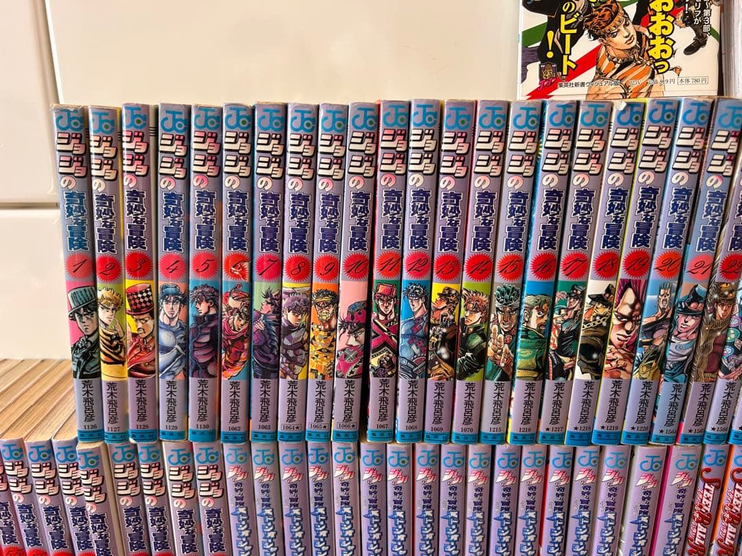 ジョジョの奇妙な冒険 1~7部104冊＋ジョジョの奇妙な名言集2冊セット