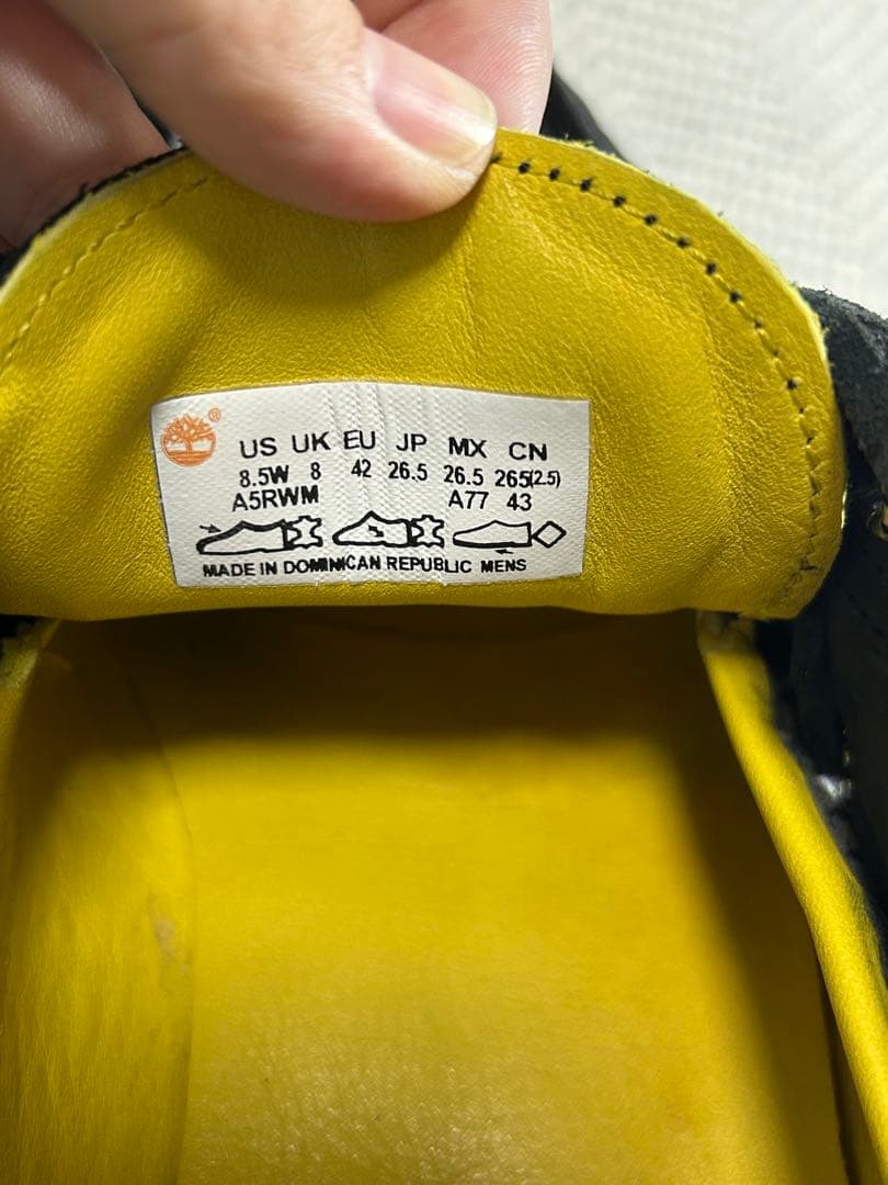 Timberland 3EYE TB A5RWM 001 ブラック 箱付き
