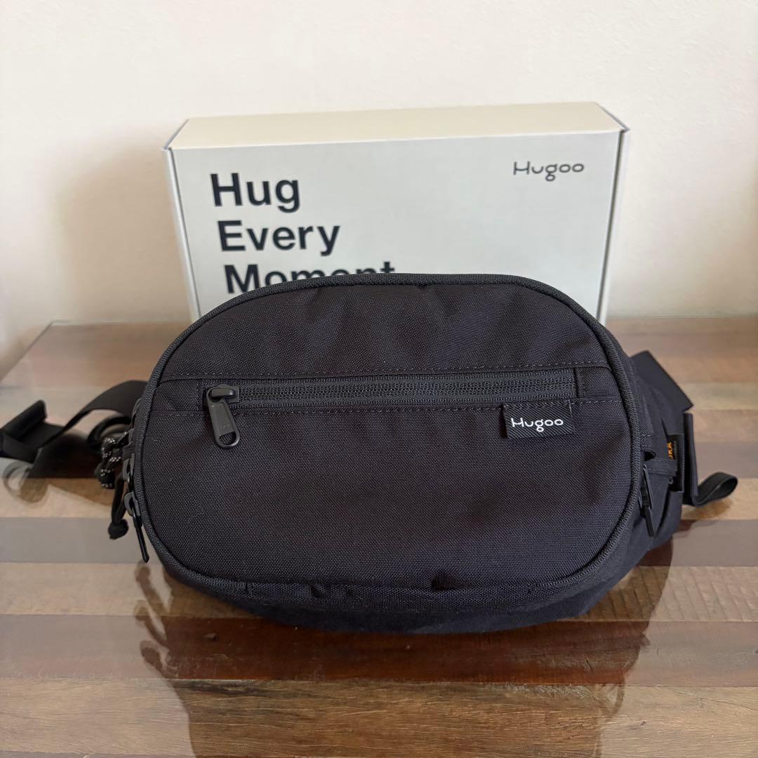 【美品】Hugoo ヒップシート ブラック