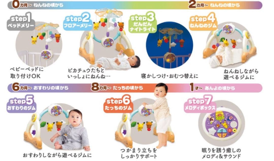 トイローヤル モンポケ 7ステップ メリージム　ポケモン