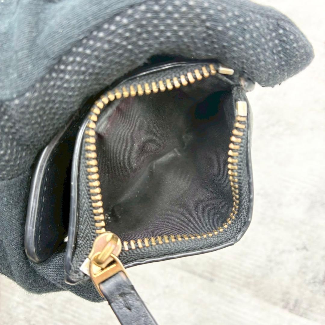 美品 トリーバーチ キラ 折り財布 コンパクトウォレット レザー デカロゴ 黒