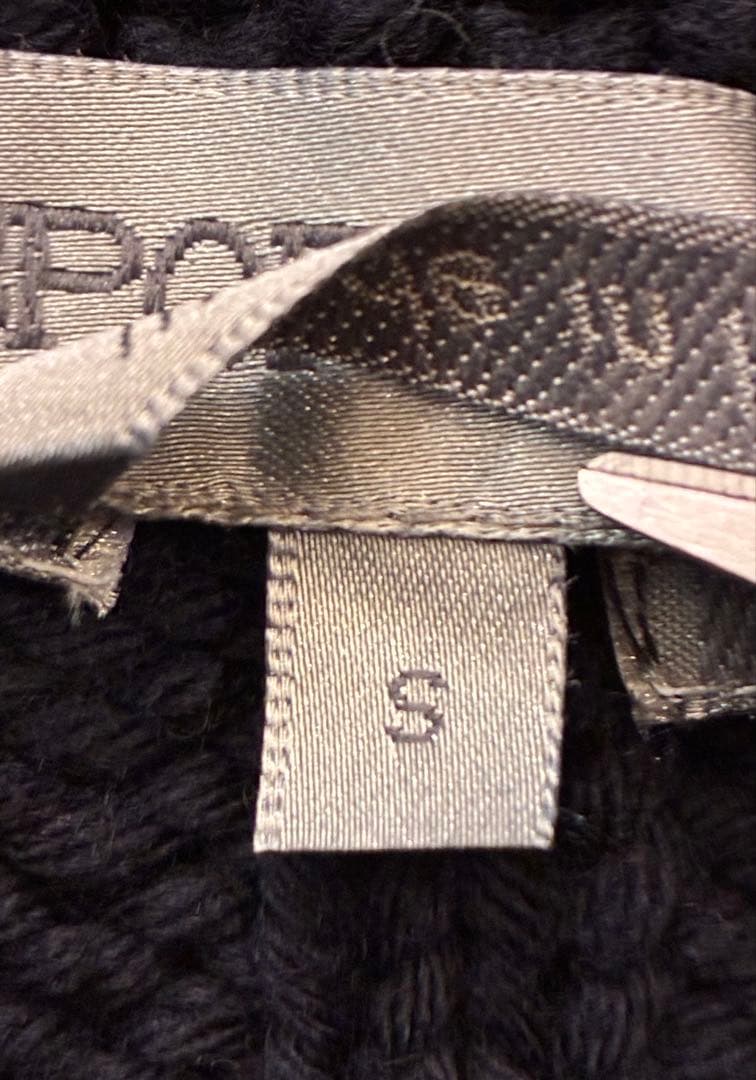 MaxMara SPORTMAX ウール　毛　ボレロ　カーディガン　黒　S