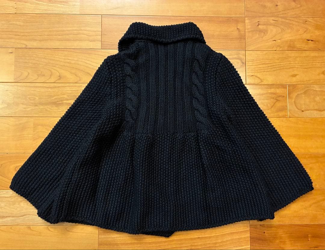 MaxMara SPORTMAX ウール　毛　ボレロ　カーディガン　黒　S