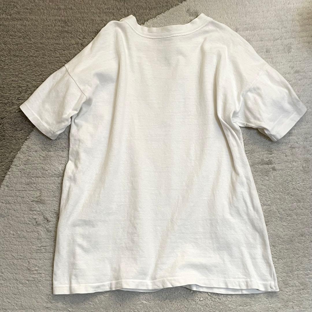 45R 45rpm うさぎ Tシャツ/インディゴ染めプリント/サイズ4/Lサイズ