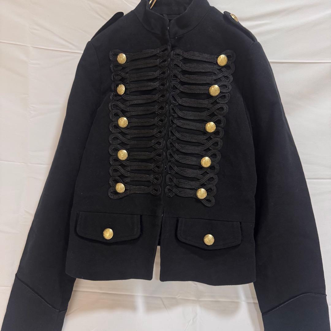美品 GAP ギャップ ナポレオンジャケット ショート丈 金ボタン エポレット