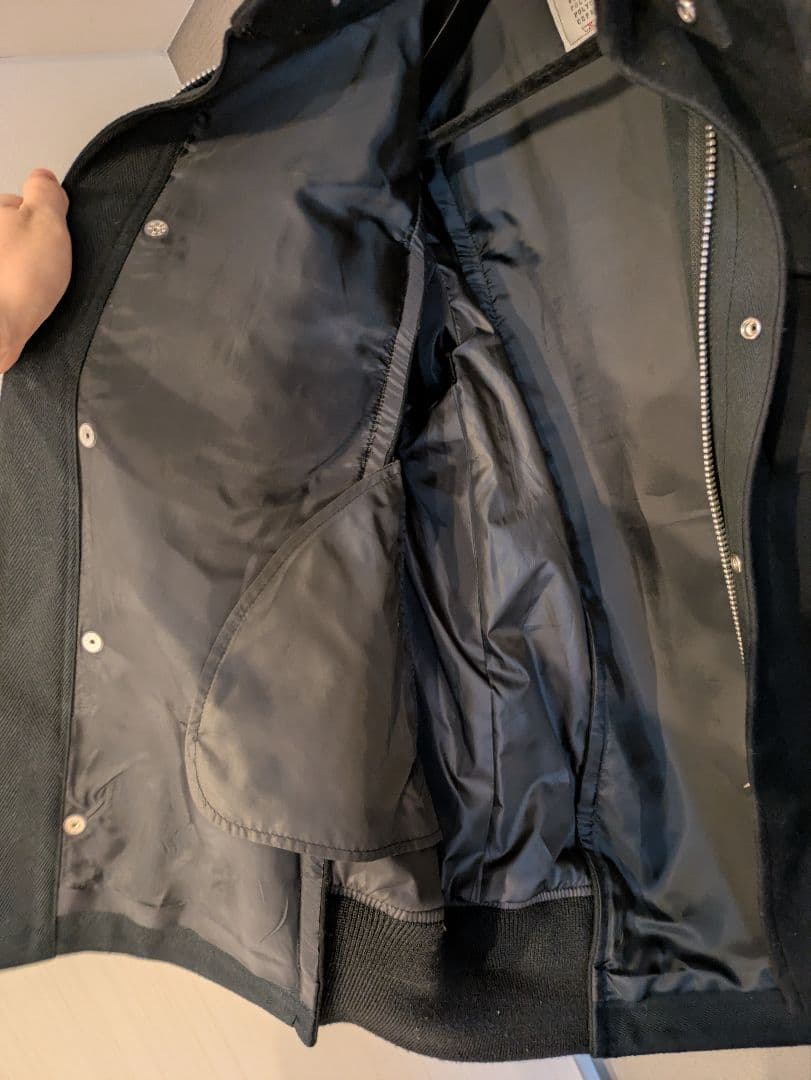 sacai ウール ツイルブルゾン ハイネック サイズ1