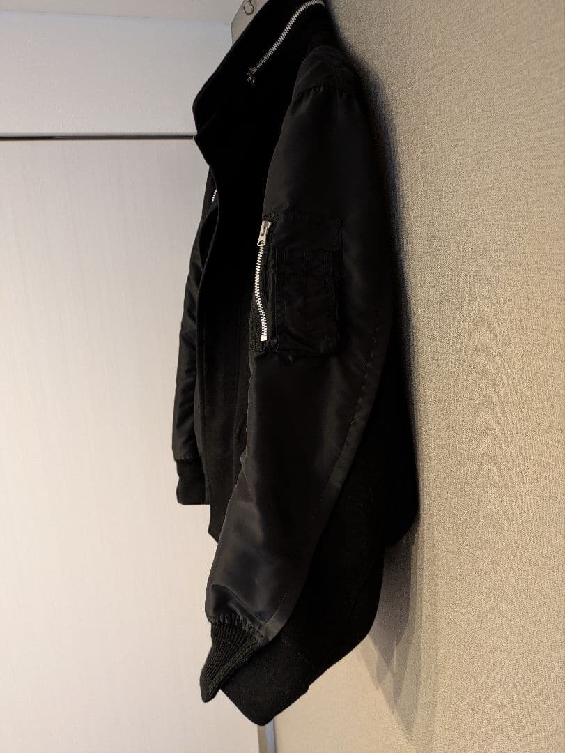 sacai ウール ツイルブルゾン ハイネック サイズ1