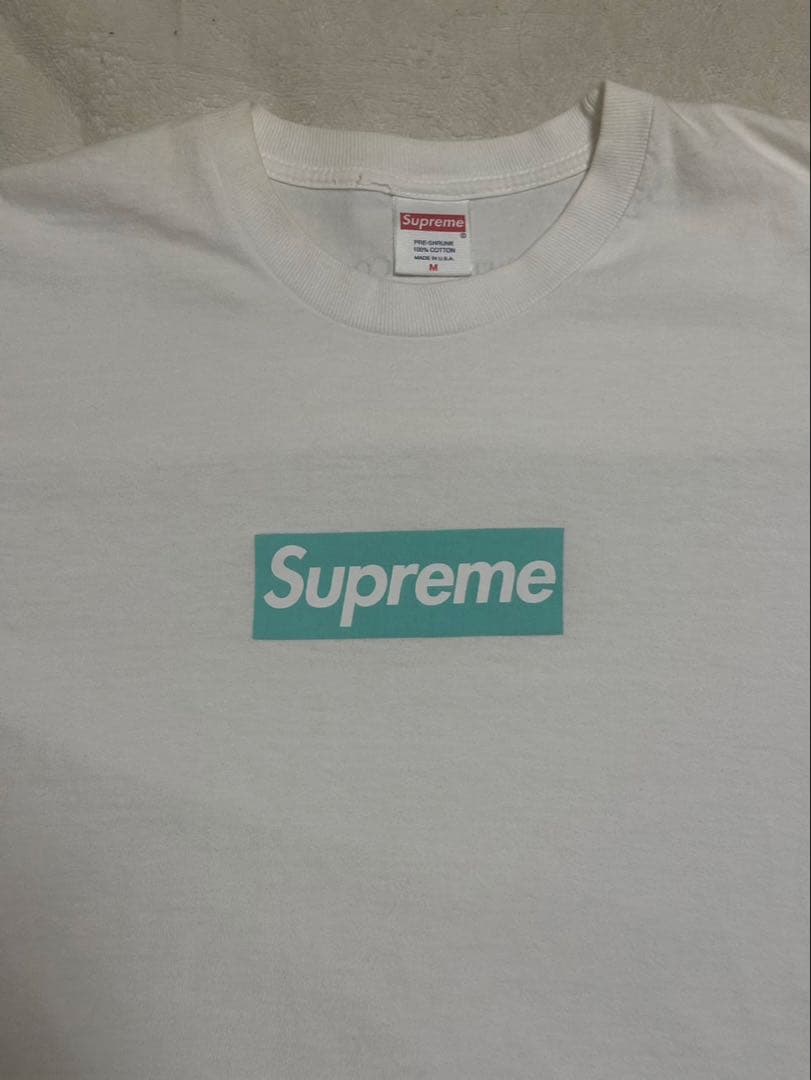 Supreme Tiffany ボックスロゴ Tシャツ M メンズ