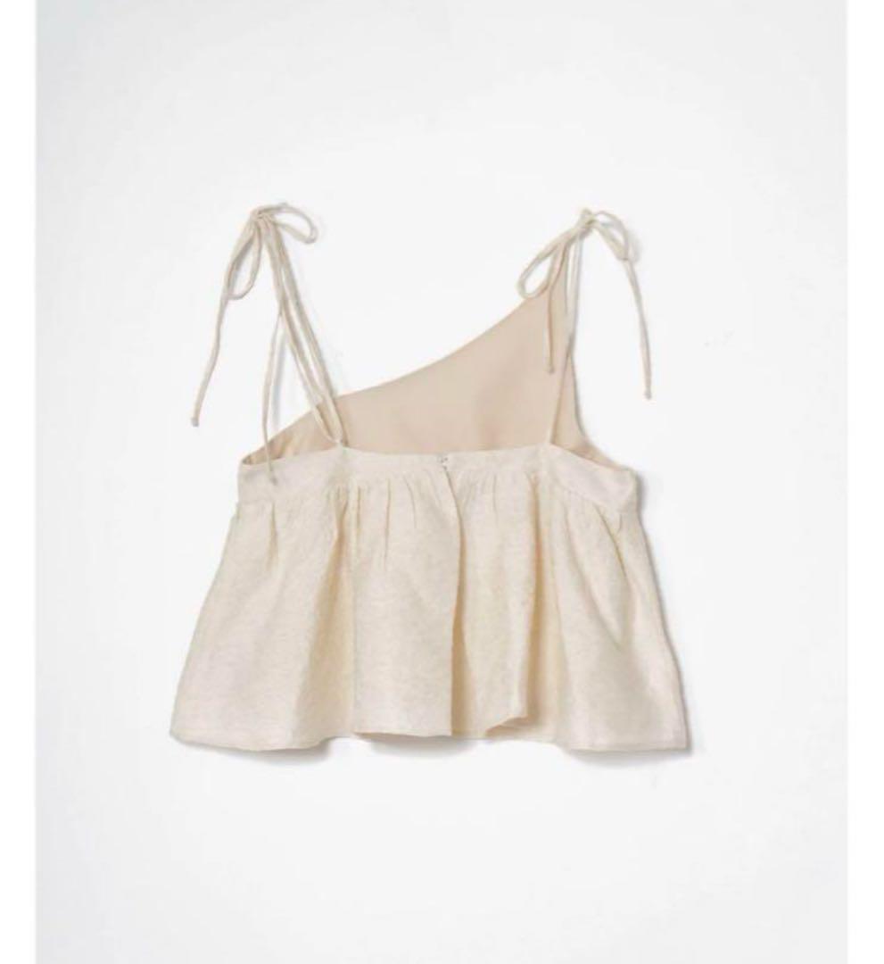 トップス eaphi flower jacquard peplum tops