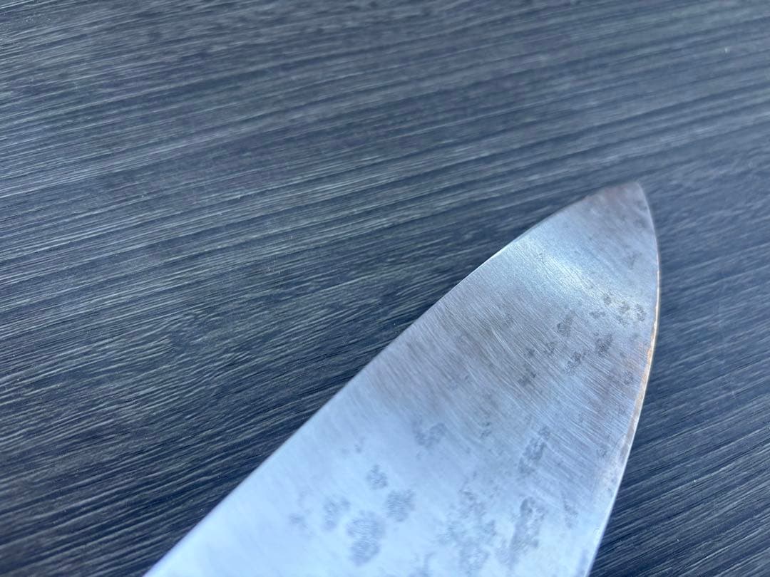 雪藤 出刃 7寸 玉白鋼 白紙 210mm