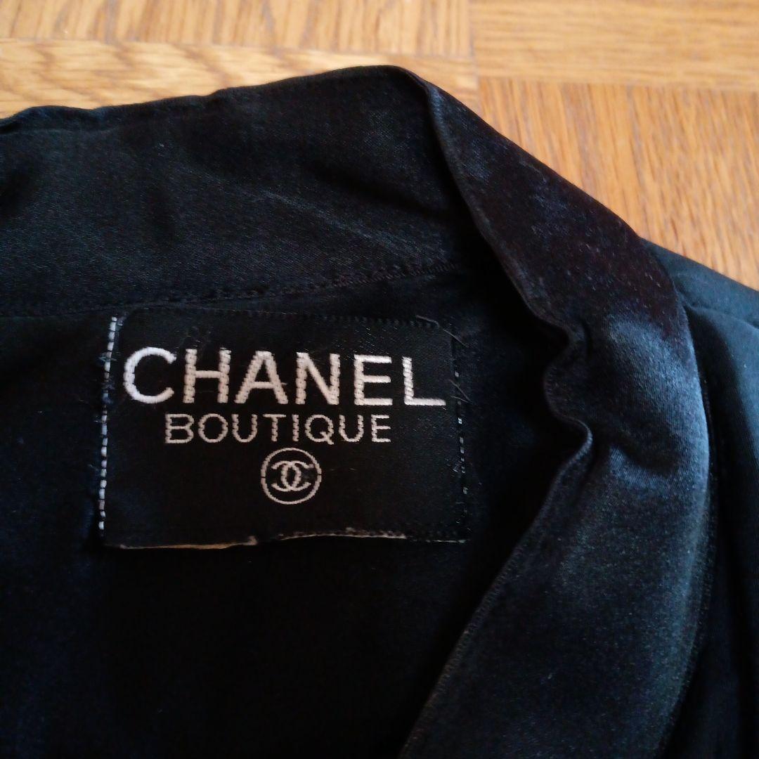 CHANELダウンコートブラック