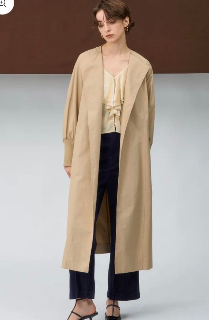 ACUTA ベージュ ロングコート
