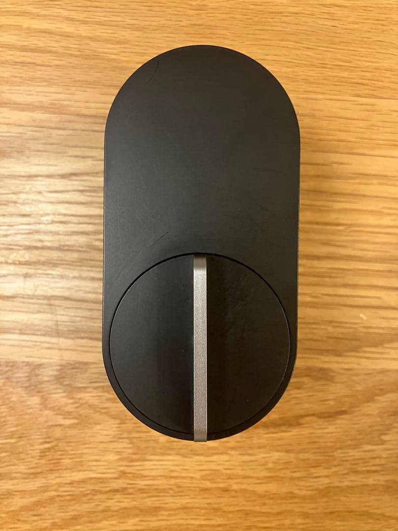 Qrio Lock 黒・Qrio Hubセット、予備用電池×2個、両面テープ付き