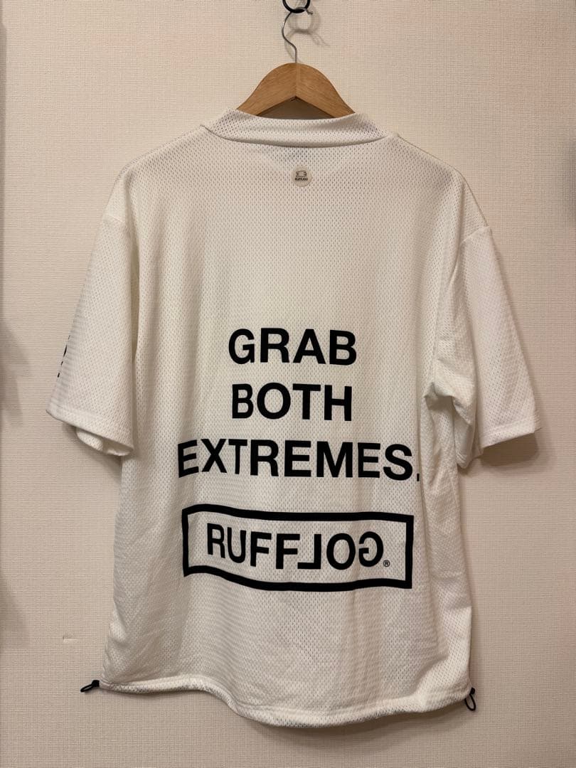メンズウェア RUFFLOG MESH SPONSORED MOCK TEE