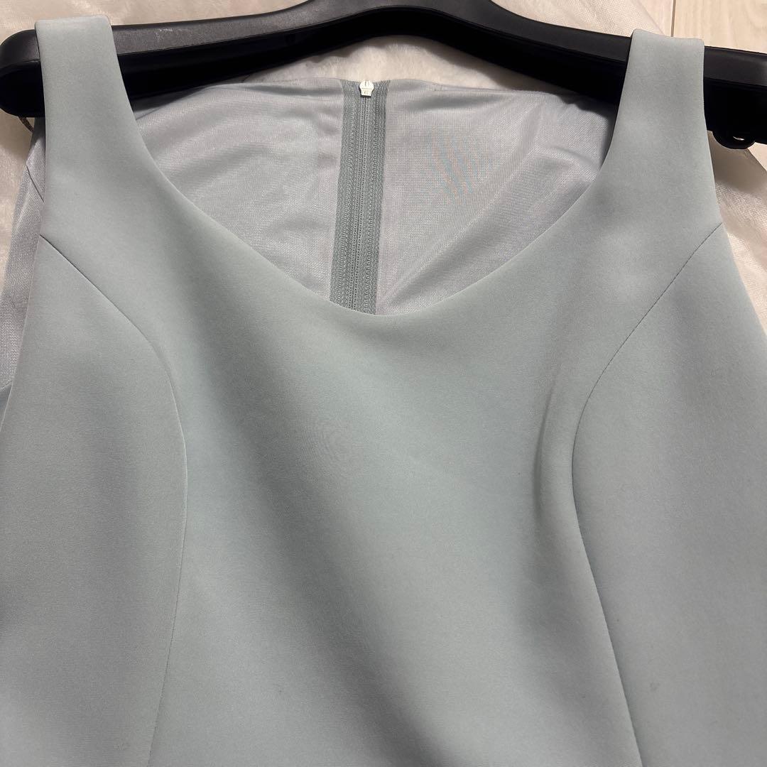 【1回着用のみ】FOXEY NEW YORK ノースリーブワンピース 水色