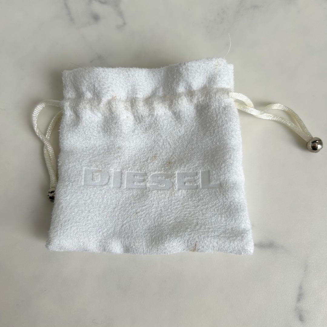 【るい（プロフ必読）】ディーゼル ネックレス ロゴ シルバー　DIESEL