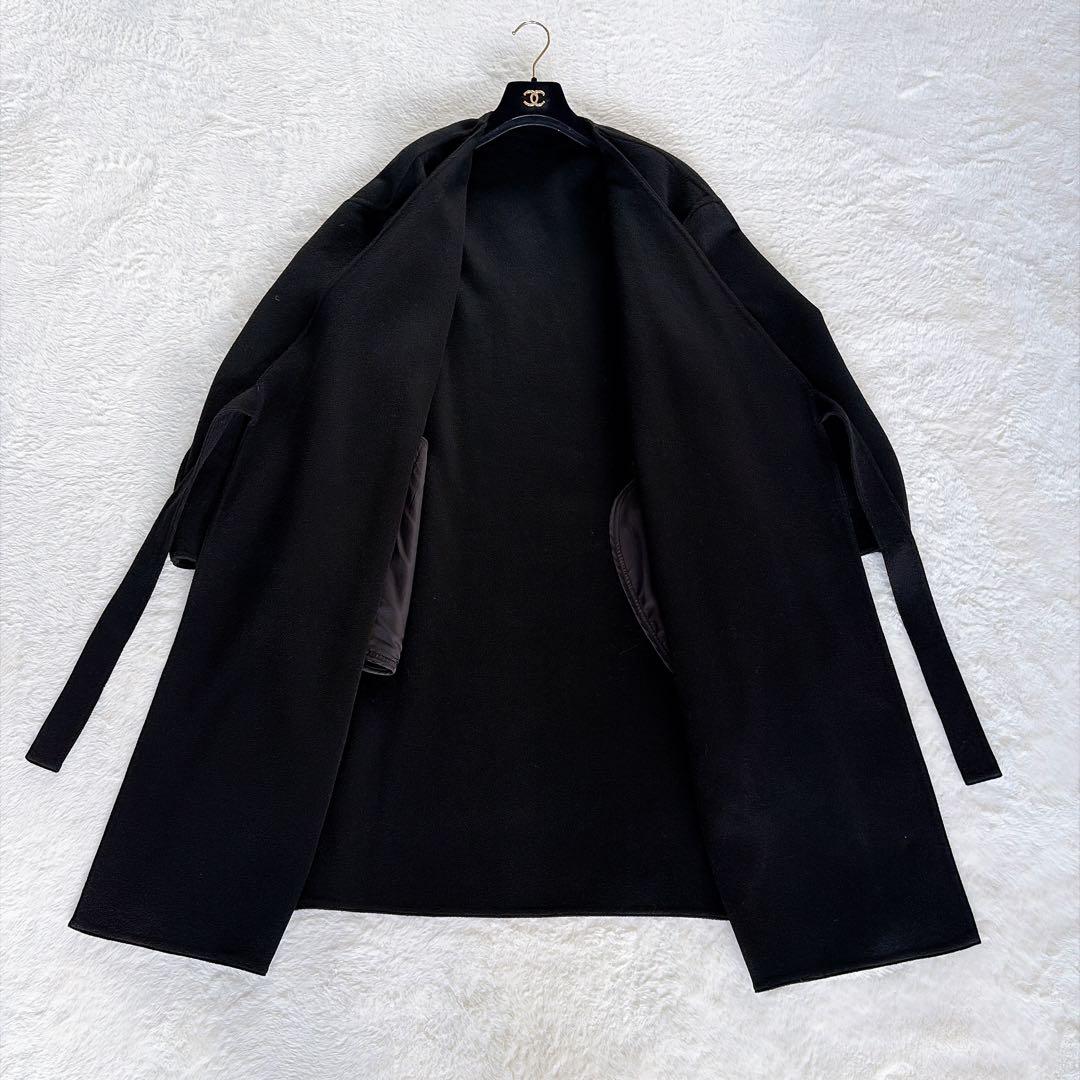 希少大きなサイズ✨新品タグ付き【ユニクロ】セオリーコラボ ウールブレンドコート黒