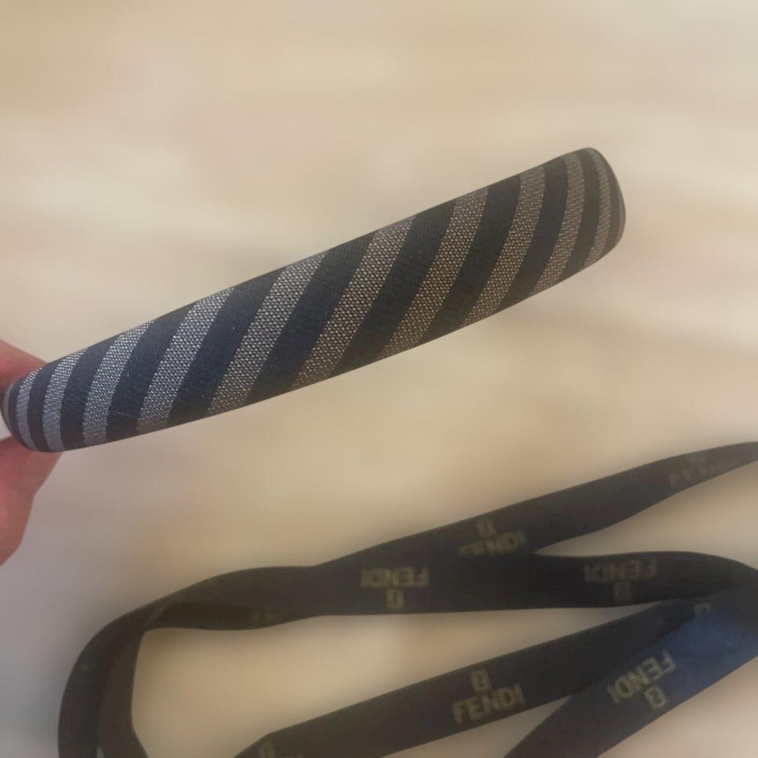 【新品】FENDI カチューシャ ペカン柄　おまけラッピングリボン付