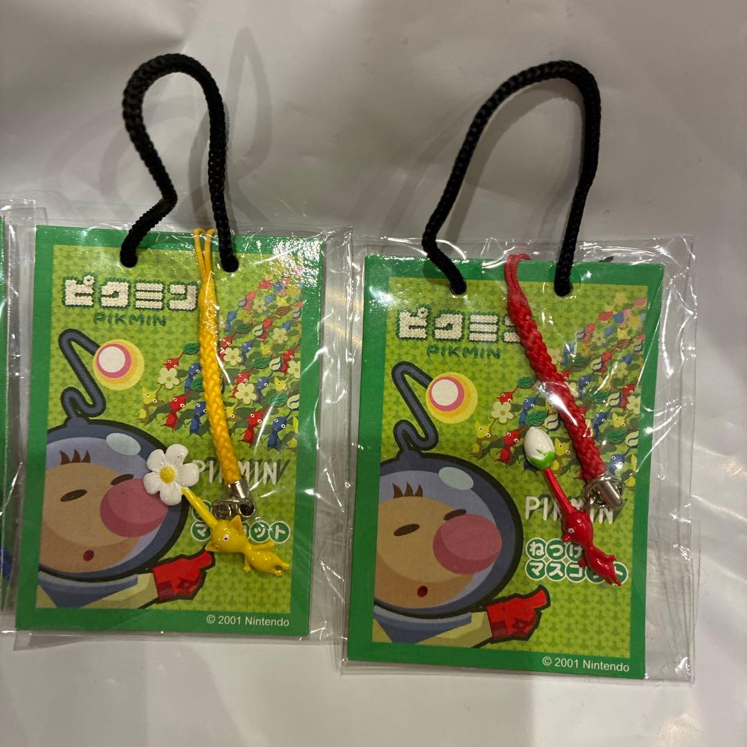 レア　2001年　ピクミン　ねつけマスコット　ストラップ　任天堂