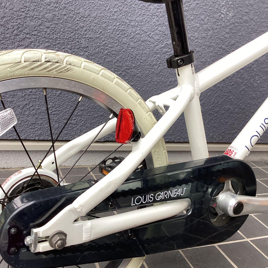 ANY　LOUIS GARNEAU　キッズ自転車 ホワイト18インチ