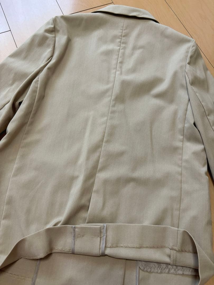 新品【NATURAL BEAUTY BASIC】リネンライクボクシージャケット