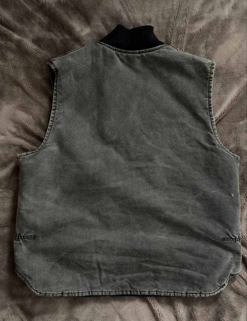 【唯一無二】90's Carhartt Black フェード ベスト
