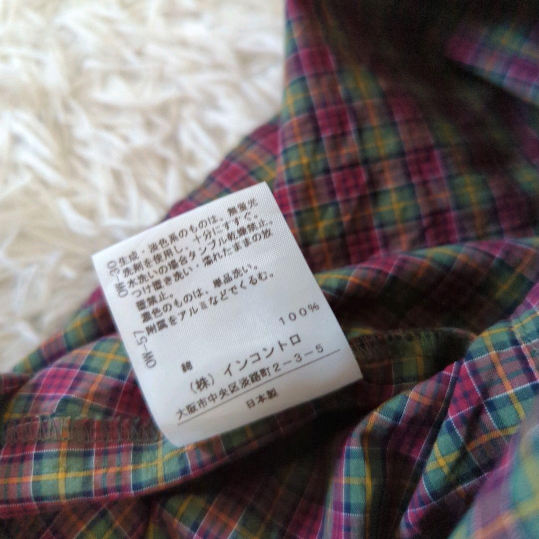 美品 ヴィヴィアンウエストウッド シャツワンピース ボウタイ 変形 チェック 2