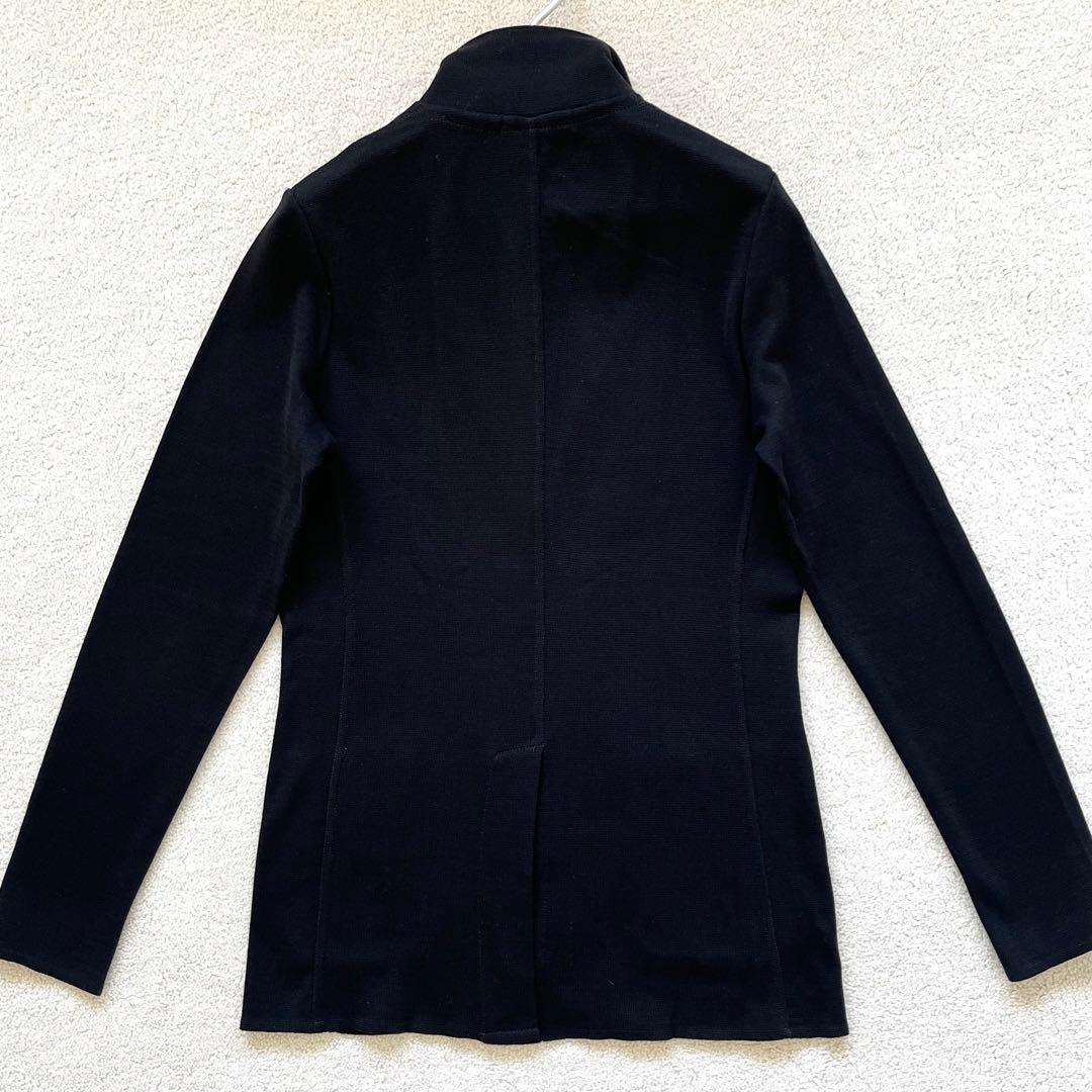【美品】LARDINI JK.504 テーラードニットジャケット(XS)