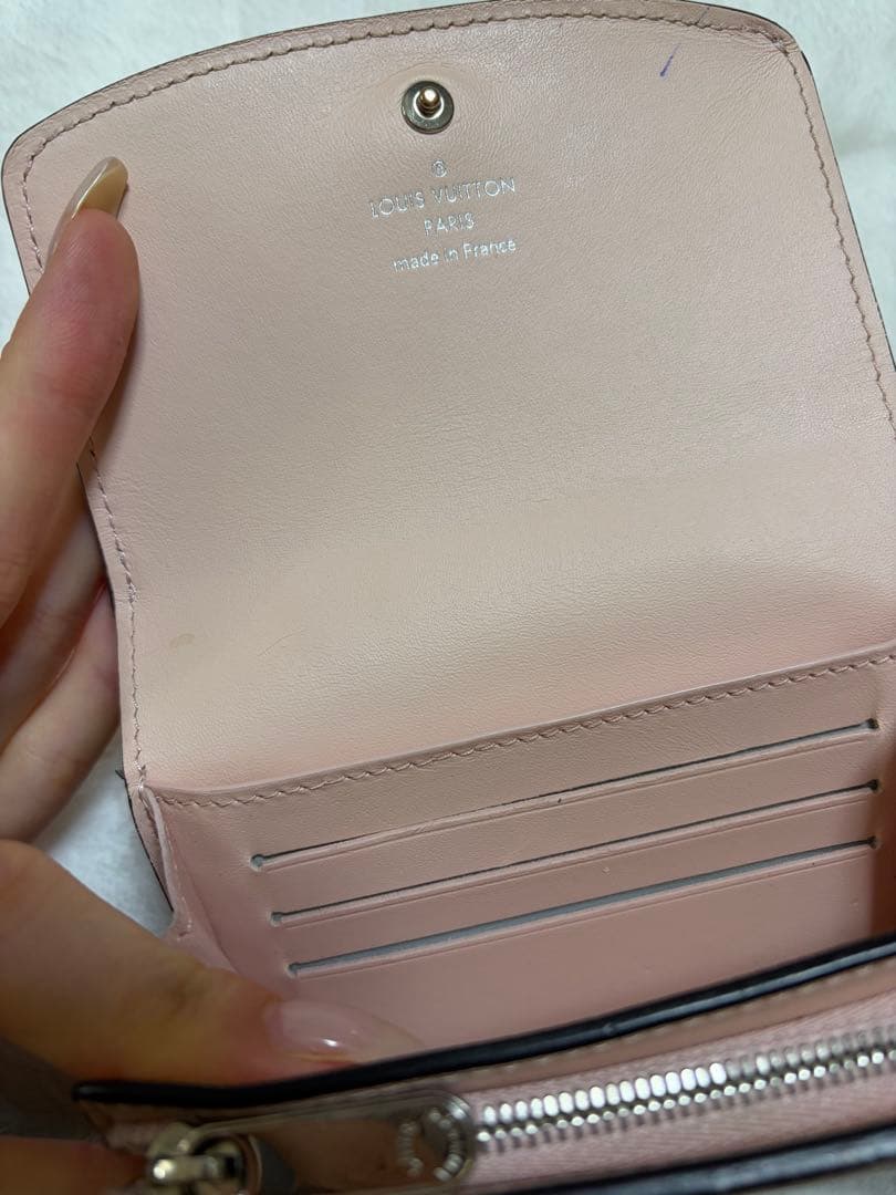 Louis Vuitton 二つ折り財布 ピンク モノグラム