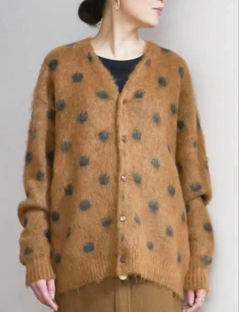 Needles - Mohair Cardigan ポルカドット