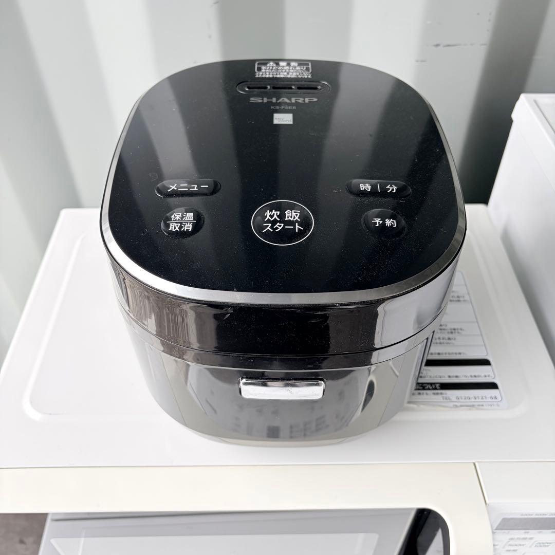 運搬取付無料！純正pana洗濯機シャープ冷蔵庫炊飯器＋フラットレンジ4点セット！