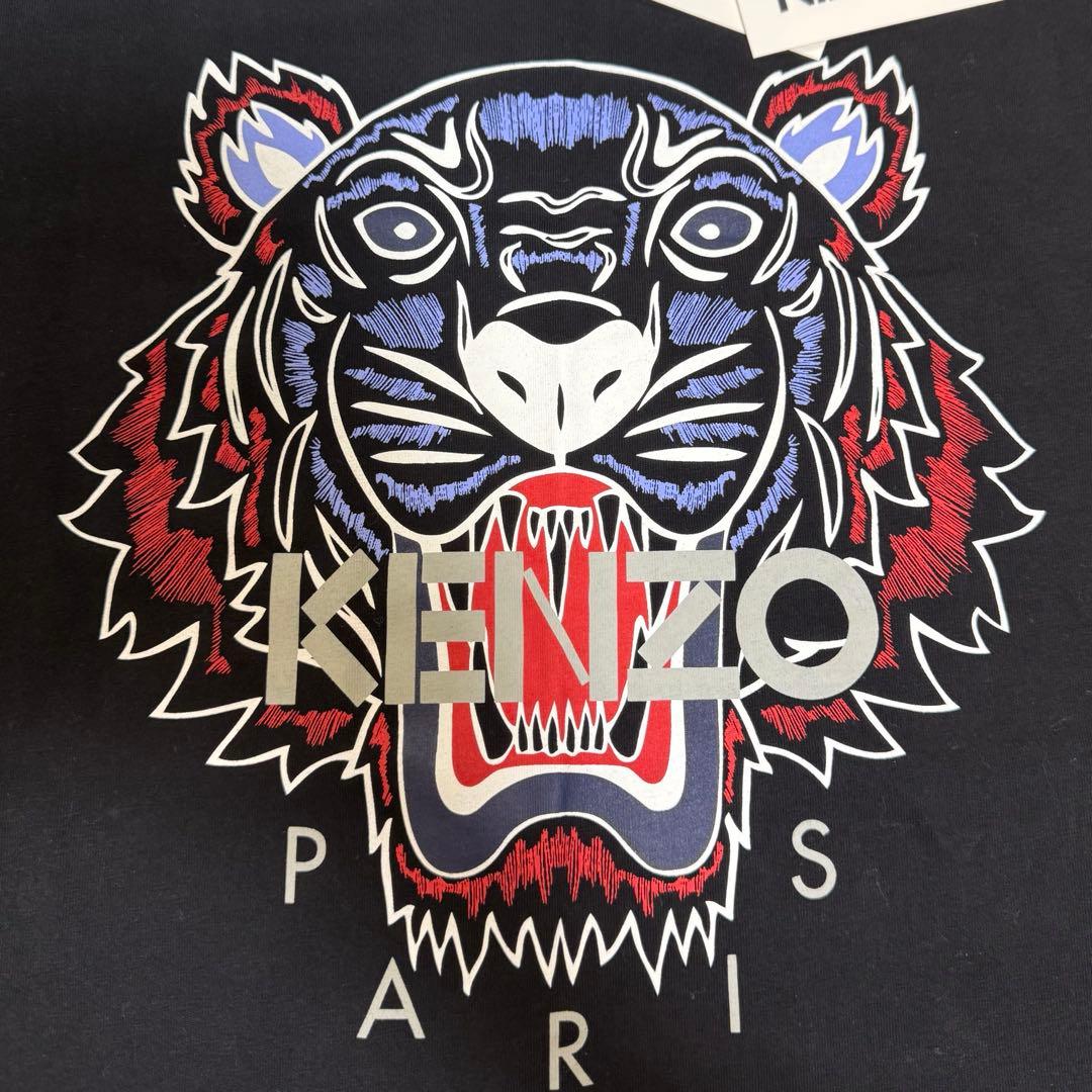 (ちび)KENZO Tシャツ ケンゾー 黒Tシャツ XSサイズ 未使用品