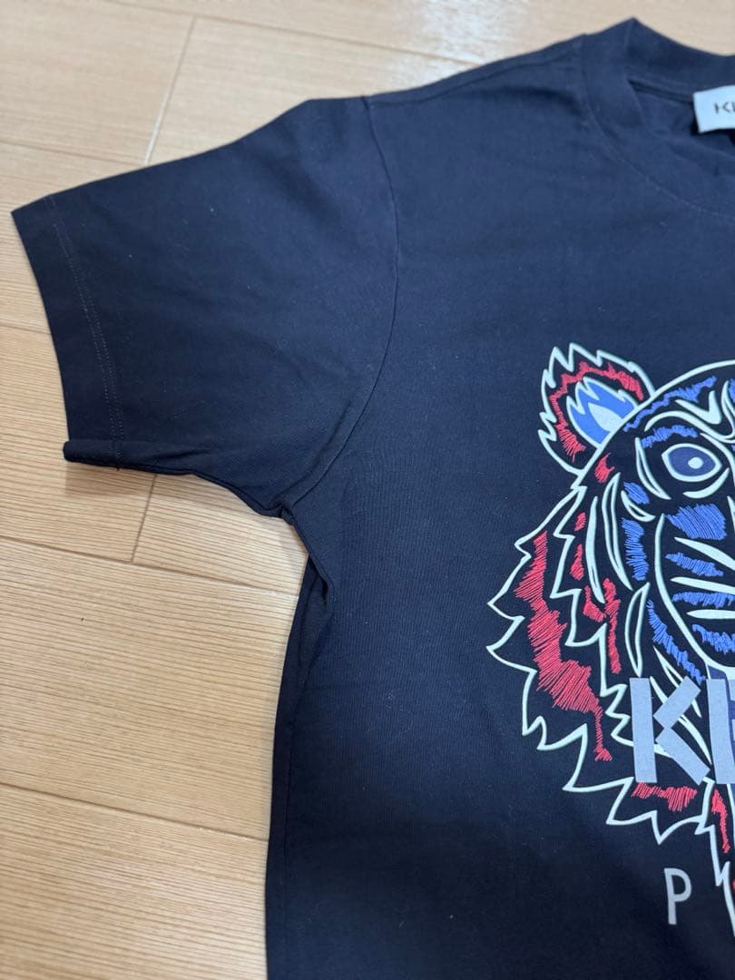 (ちび)KENZO Tシャツ ケンゾー 黒Tシャツ XSサイズ 未使用品